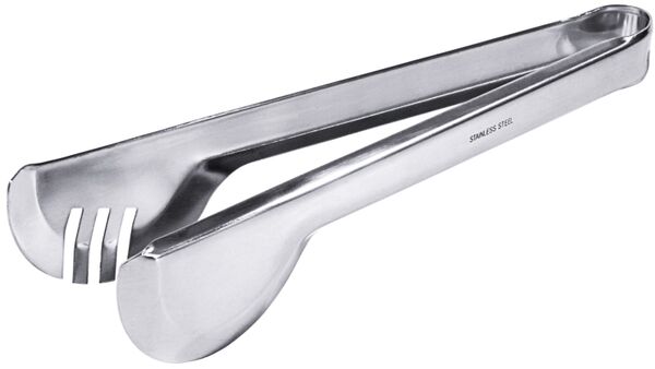 Servierzange, ideal zum Greifen, Edelstahl, L: 24 cm