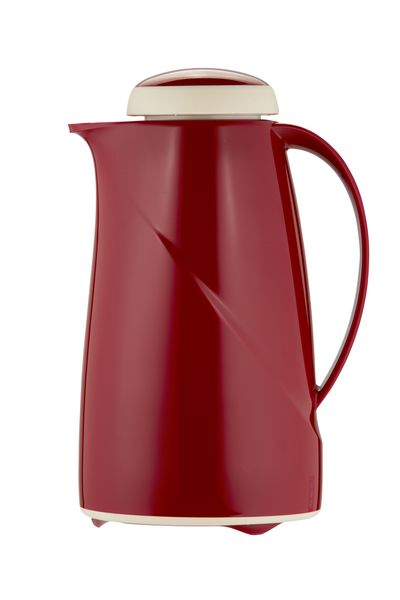 Isolierkanne Helios Wave, Inhalt: 1,0 ltr., Farbe: rot
