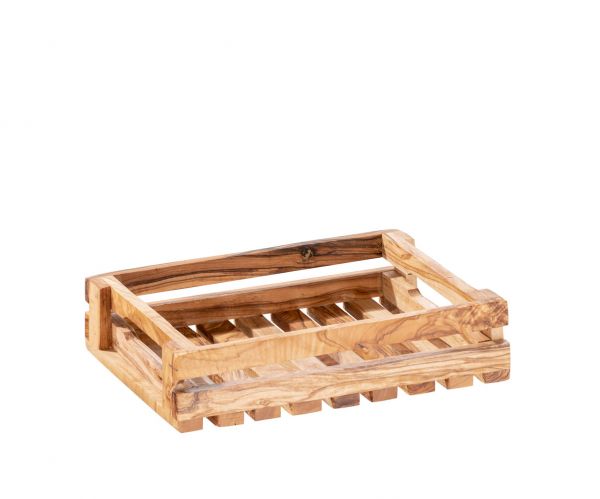 Table Caddy OLIVE, Olivenholz, 25 x 18 cm, H: 6 cm