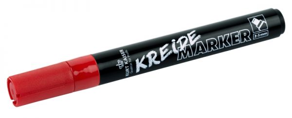 Kreidemarker 2-5 mm, wasserlöslich, rot
