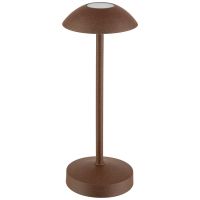 Tischleuchte ALVA, Metall, Farbe: rostfarben, 1x LED 1,0 W / 100 lm, dimmbar in 3 Stufen, D: 8 cm, H: 20 cm Tischleuchte ALVA, Metall, Farbe: rostfarben, 1x LED 1,0 W / 100 lm, dimmbar in 3 Stufen, D: 8 cm, H: 20 cm