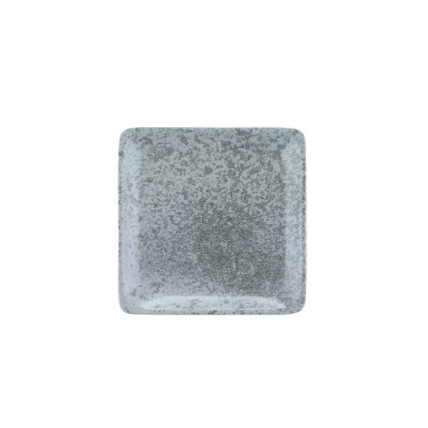 Bauscher, Sandstone : Dekor 425774 Gray - Teller flach quadratisch 15,2 x 15,2 cm