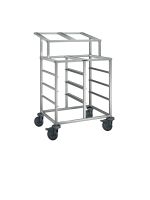 Regalwagen 2-teilig m. Aufsatz RWR 2-A, Kap.: 10 GN 1/1, Trgf.: max. 70 kg, LxBxH: 81,2 x 82,9 x 120 cm Regalwagen 2-teilig m. Aufsatz RWR 2-A, Kap.: 10 GN 1/1, Trgf.: max. 70 kg, LxBxH: 81,2 x 82,9 x 120 cm
