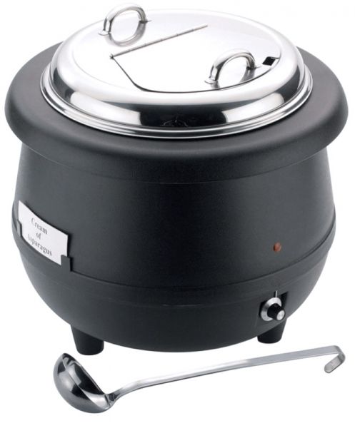Suppenterrine, elektrisch mit Schöpfkelle, PP, I: 10 ltr., D: 39 cm, H: 35 cm
