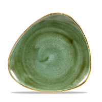 Churchill, Stonecast : Samphire Green - Teller flach dreieckig, 19,2 cm Churchill, Stonecast : Samphire Green - Teller flach dreieckig, 19,2 cm