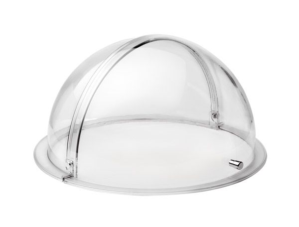 Rolltophaube D: 50 cm, H: 26 cm, SAN Kunststoff, glasklar, passend zu 00866 oder 01349