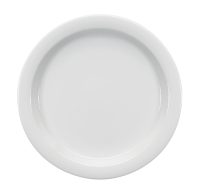 Bauscher, Dimension - Spezialteller halbtief Fahne, weiss, uni, 24 cm Bauscher, Dimension - Spezialteller halbtief Fahne, weiss, uni, 24 cm