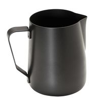 Milch / Universalkanne ANTIHAFT D: 10,5 cm, H: 13 cm, I: 0,8 ltr., Edelstahl, schwarz, PTFE-antihaftbeschichtet Milch / Universalkanne ANTIHAFT D: 10,5 cm, H: 13 cm, I: 0,8 ltr., Edelstahl, schwarz, PTFE-antihaftbeschichtet