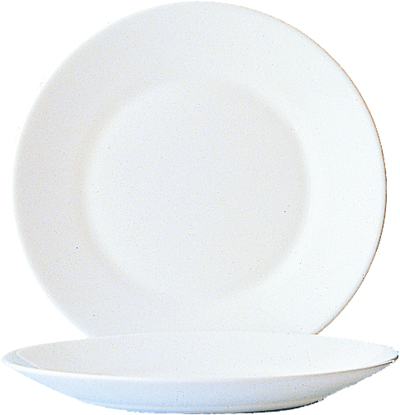 Arcoroc, Restaurant - Teller flach, uni, weiss, 25,2 cm