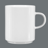 Seltmann Weiden, Savoy - Kaffeebecher m. Hkl., uni, weiss, 0,25 ltr. Seltmann Weiden, Savoy - Kaffeebecher m. Hkl., uni, weiss, 0,25 ltr.