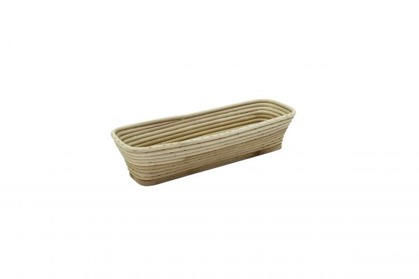 Brotform, Gärkorb lang, eckiger Kopf 360 x 130 mm, 1250 g
