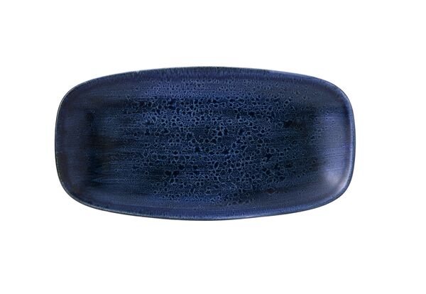 Churchill, Stonecast Plume : Ultramarine - Chefs Platte rechteckig, 29,8 x 15,3 cm