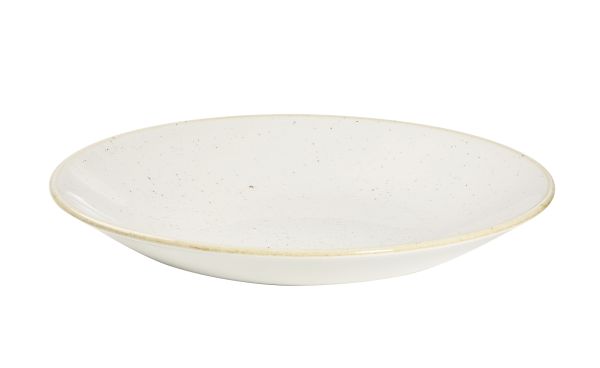 Churchill, Stonecast : Barley White - Teller halbtief rund Coup, 25,5 cm