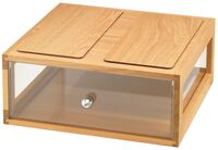 BOX Brotbox Largo, Farbe: Eiche natur, T: 377 mm, B: 360 mm, H: 150 mm BOX Brotbox Largo, Farbe: Eiche natur, T: 377 mm, B: 360 mm, H: 150 mm