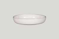 RAK, Ease : White - Teller tief rund, 23,7 x 4,6 cm/ 1,3 ltr. RAK, Ease : White - Teller tief rund, 23,7 x 4,6 cm/ 1,3 ltr.