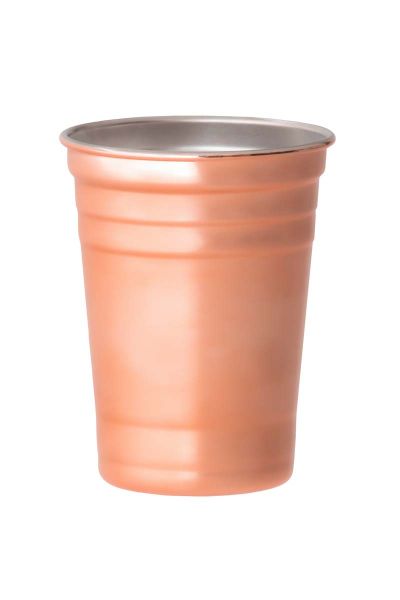 Trinkbecher, Edelstahl, kupferfarben, 500 ml
