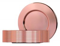 Untersetzerset, Kupferfarben, beschichtet, 10 Stück, 14 x 14 x 5 cm Untersetzerset, Kupferfarben, beschichtet, 10 Stück, 14 x 14 x 5 cm