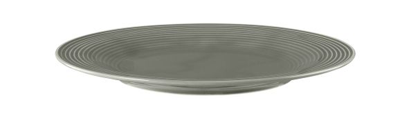 Seltmann Weiden, Beat : Perlgrau - Brotteller rund mit Relief, 17 cm