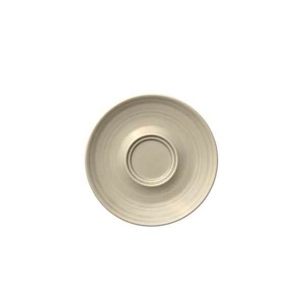 Bauscher, Country House : Sand - Untertasse m. Doppelspiegel, Struktur, 16 cm
