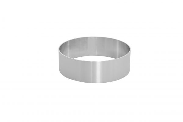 Tortenring, Aluminium, D: 160 mm, Höhe: 50 mm