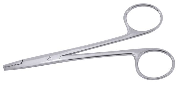 Fischgrätenzange, gezahnt, Edelstahl, L: 15 cm
