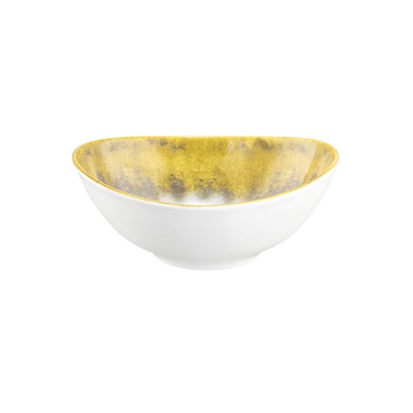 Seltmann Weiden, Modern Life : 58268 Batik Kurkuma - Suppenschale oval 5238, 16 cm/ 0,42 ltr.