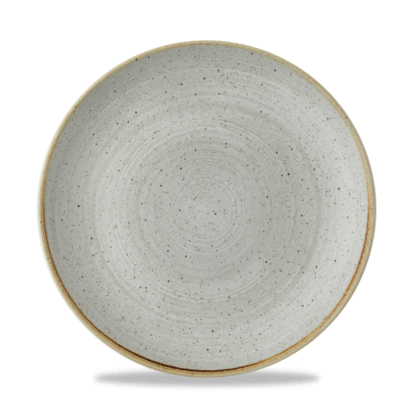 Churchill, Stonecast Raw : Grey Vellum - Teller flach Coup, 26 cm