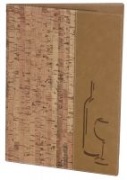 Weinkartenmappe, A4, Korkimitat, Kunstleder, 34 x 24 cm Weinkartenmappe, A4, Korkimitat, Kunstleder, 34 x 24 cm