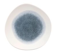Churchill, Raku : Topaz Blue - Teller flach rund Organisch, 26,4 cm Churchill, Raku : Topaz Blue - Teller flach rund Organisch, 26,4 cm
