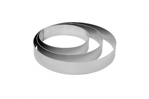 Tortenringe-Set, Aluminium, 3-teilig, Höhe: 60 mm