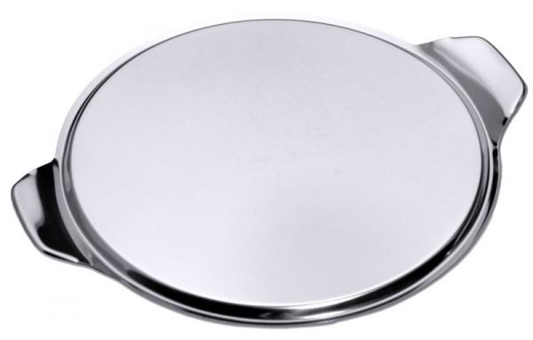 Tortenplatte 30 cm, schwer, mit 2 Griffen, EdSt., D: 30 cm