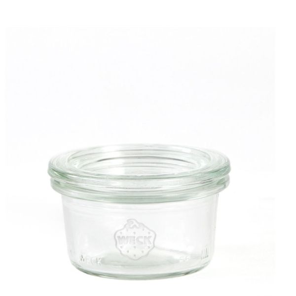 WECK Mini-Sturzglas m. Glasdeckel, Inhalt: 50 ml, H: 37 mm, D: 60 mm