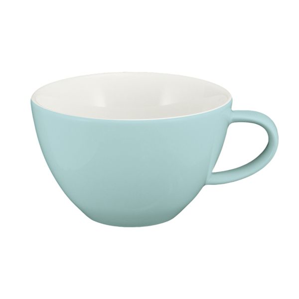 Schönwald, Wellcome 7 : Dekor 63124 - Kaffee-Obere nieder, hellblau, uni, 0,28 ltr.