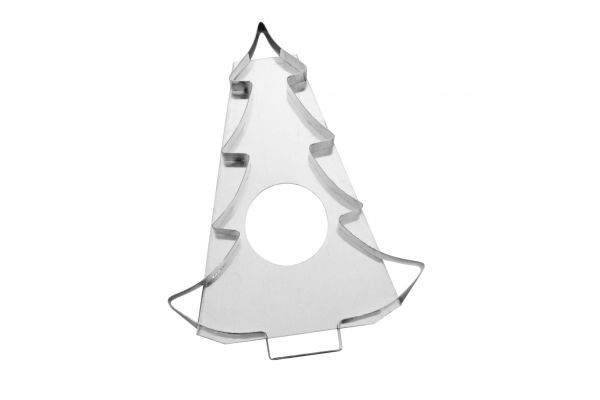 Ausstecher Tannenbaum Edelstahl, 200 x 153 x 30 mm
