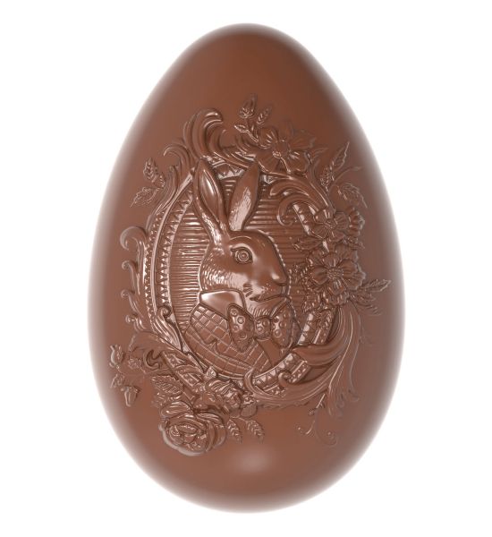Schokoladen- Form Osterei, 275 x 135 mm, 2 x 3 Stück, 86,8 x 56,4 x 33,4 mm