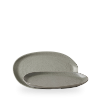 Churchill, Stonecast Natural : Peppercorn Grey - Platte Organisch, 26 x 15 cm Churchill, Stonecast Natural : Peppercorn Grey - Platte Organisch, 26 x 15 cm