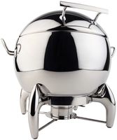 Suppen-Kugel inkl. Gestell GLOBE D: 48 cm, H: 45 cm, I: 10 ltr., Edelstahl, hochglanzpoliert, mit Sandwichboden Suppen-Kugel inkl. Gestell GLOBE D: 48 cm, H: 45 cm, I: 10 ltr., Edelstahl, hochglanzpoliert, mit Sandwichboden