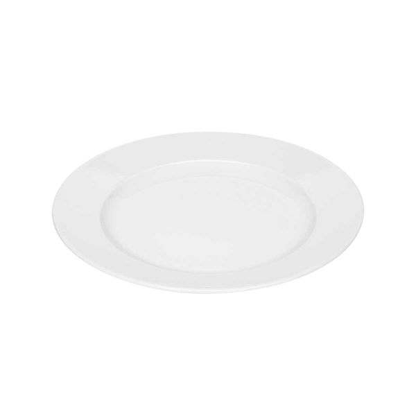 Bauscher, Smart - Teller flach rund Fahne, weiss, uni, 27 cm