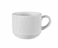 Churchill, Bamboo - Kaffee- Obere stapelbar, uni/ weiss, 0,22 ltr. Churchill, Bamboo - Kaffee- Obere stapelbar, uni/ weiss, 0,22 ltr.