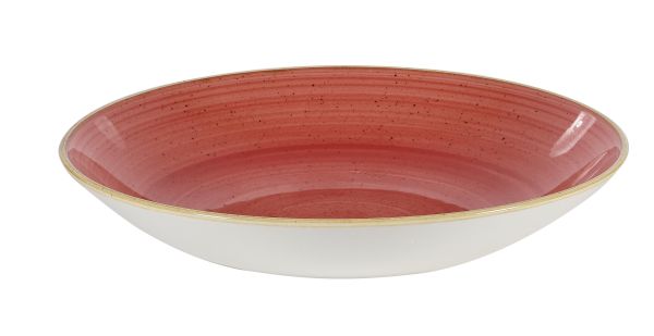 Churchill, Stonecast : Berry Red - Teller tief Coup, 31 cm/ 2,4 ltr.