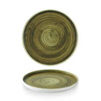 Churchill, Stonecast Plume : Olive - Teller flach m. erhöhten Rand, 21 x 2 cm Churchill, Stonecast Plume : Olive - Teller flach m. erhöhten Rand, 21 x 2 cm