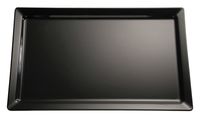 GN 1/4 Tablett PURE 26,5 x 16,2 cm, H: 3 cm, Melamin, schwarz GN 1/4 Tablett PURE 26,5 x 16,2 cm, H: 3 cm, Melamin, schwarz