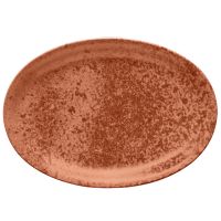 Bauscher, Sandstone : Dekor 425946 Orange - Platte oval coup 37,2 x 26,5 cm Bauscher, Sandstone : Dekor 425946 Orange - Platte oval coup 37,2 x 26,5 cm