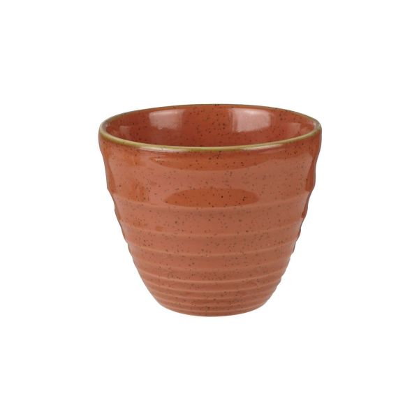 Churchill, Stonecast : Spiced Orange - Ripple Chip Mug, 9,5 x 8,3 cm/ 0,28 ltr.