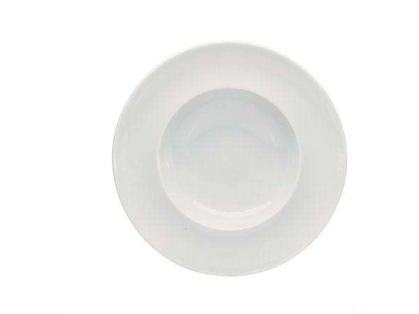 Bauscher, Enjoy - Teller tief rund Fahne, weiss, uni, 16 cm/ 0,08 ltr