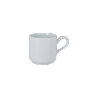 Espresso-Obere stapelbar, uni, weiss, 6 x 6 cm/ 0,09 ltr. Espresso-Obere stapelbar, uni, weiss, 6 x 6 cm/ 0,09 ltr.