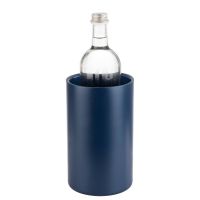 Vorschau: Flaschenkühler, Edelstahl, D: 12/ 10 cm, H: 20 cm, Farbe: blau Vorschau: Flaschenkühler, Edelstahl, D: 12/ 10 cm, H: 20 cm, Farbe: blau