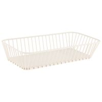 GN 1/3 Korb URBAN, Metall, 32,5 x 17,6 cm, H: 7,5 cm, Farbe: whisper white GN 1/3 Korb URBAN, Metall, 32,5 x 17,6 cm, H: 7,5 cm, Farbe: whisper white