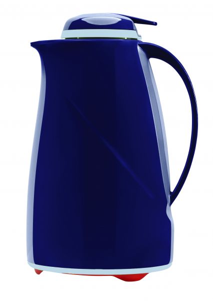 Isolierkanne Helios Wave Push Maxi, Inhalt: 1,5 ltr., Farbe: dunkelblau