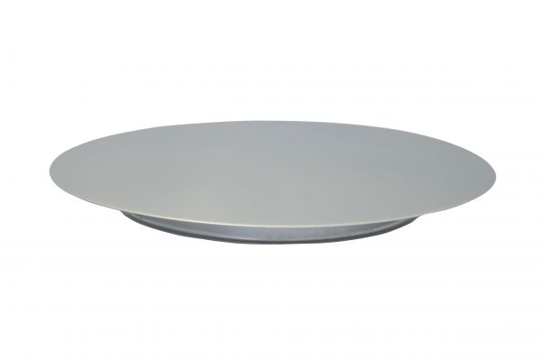 Tortenplatte mit Ringfuss, D: 360 mm, Edelstahl